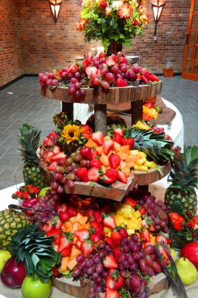 mesa de frutas natal