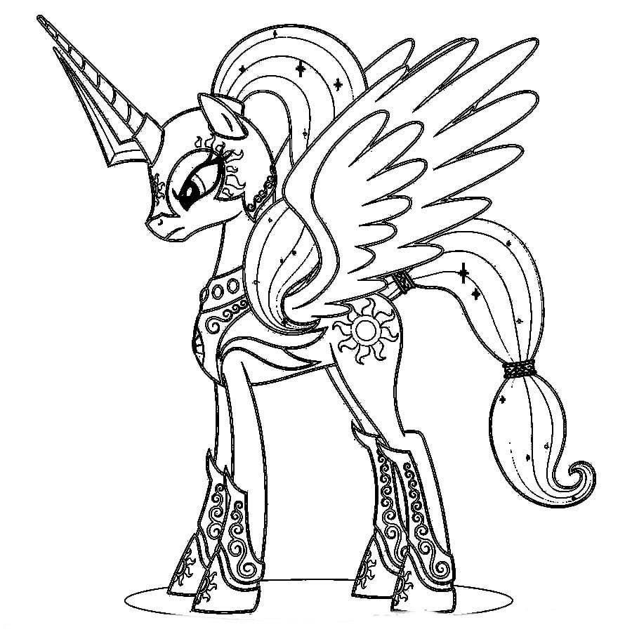 my little pony imprimir celestia