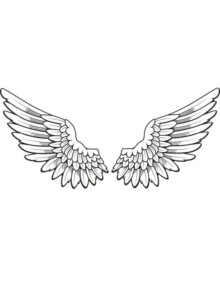 Desenho-de-asas-de-anjo