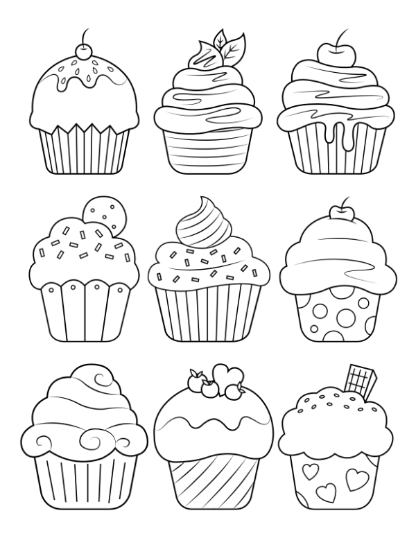 Desenho-de-cupcake-colorir