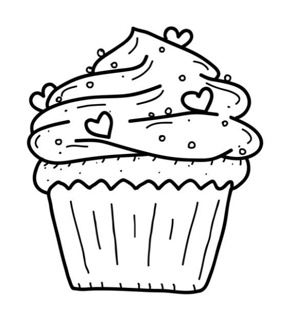 Desenho-de-cupcake-para-colorir