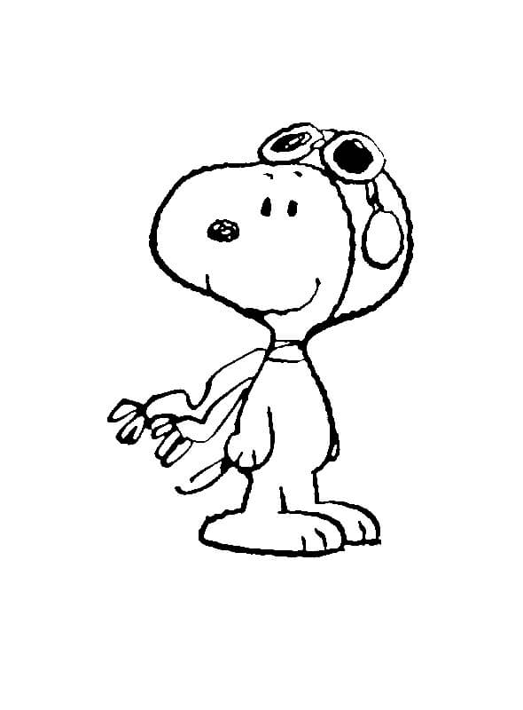 Desenho do Snoopy imprimir