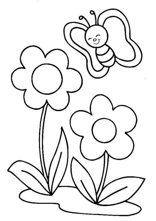 Desenhos de flores fáceis atividades