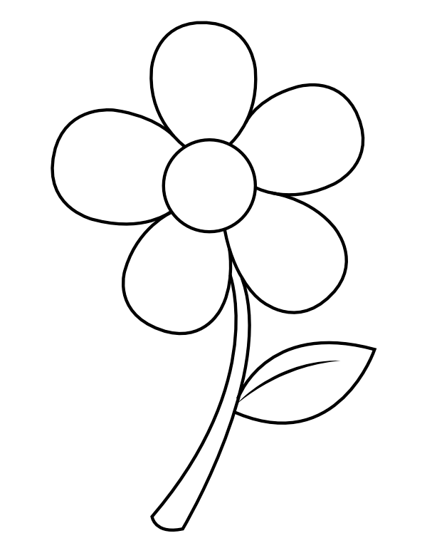 Desenhos de flores fáceis