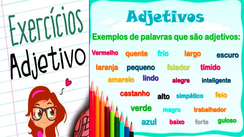 Exercícios sobre adjetivos e atividades