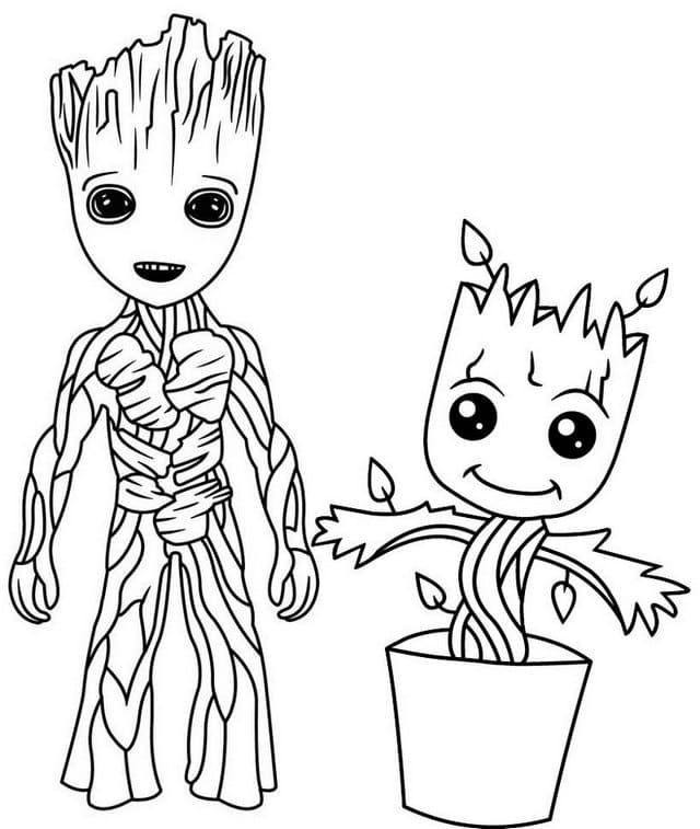 Groot colorir