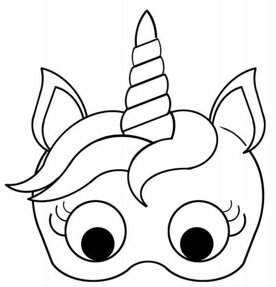 Mascara-de-carnaval-para-colorir-unicornio