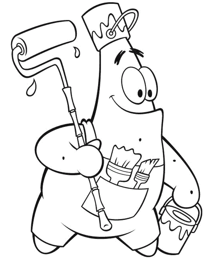 Patrick para colorir atividades