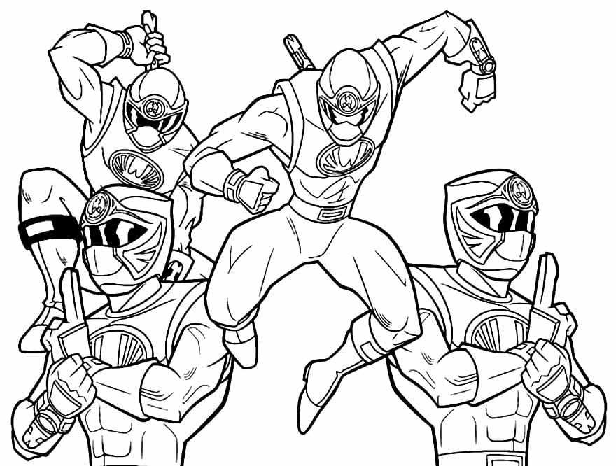 Power-Rangers-para-colorir