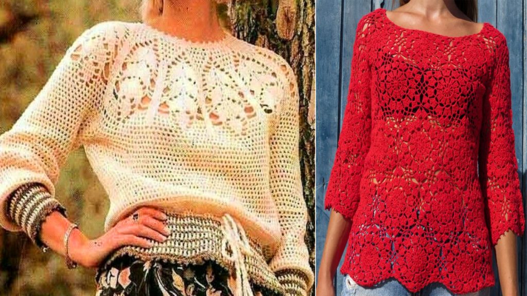 blusa de croche simples como fazer