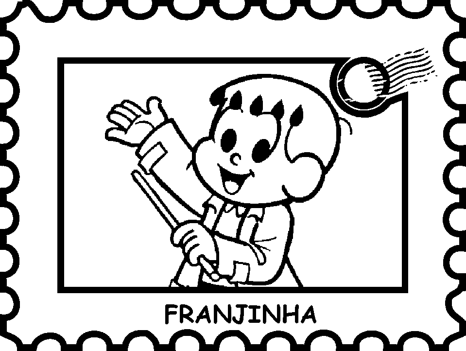 desenho Franjinha para colorir