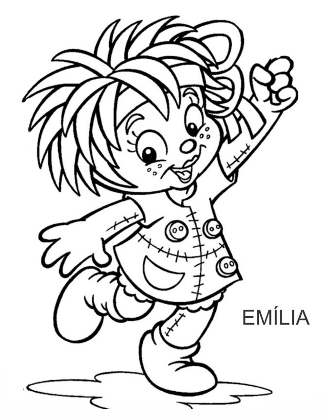 desenho da emilia para desenhar