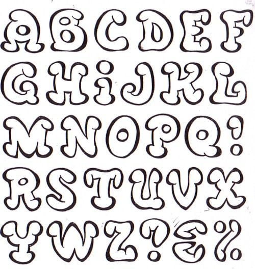 molde de letras para imprimir