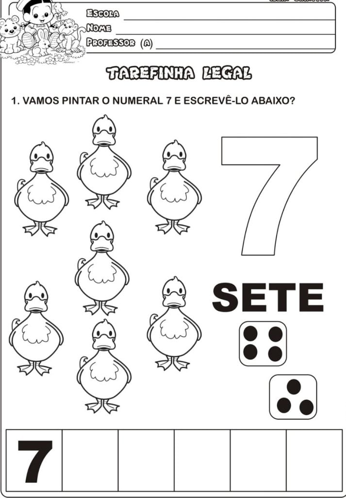 numero 7 atividades