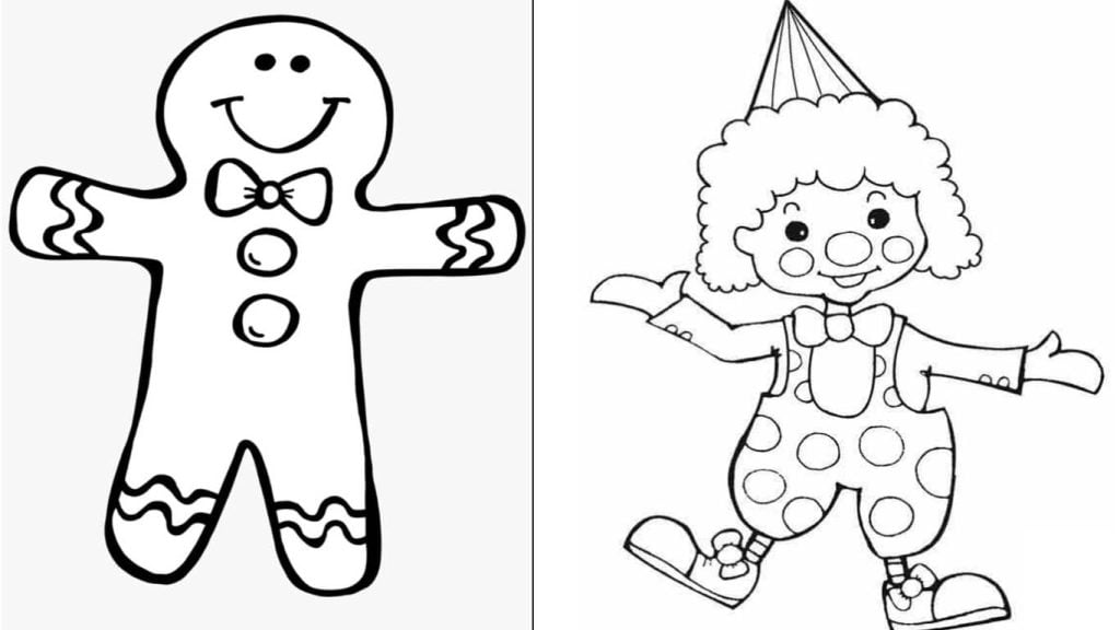 Bonecos para colorir e desenhos para imprimir