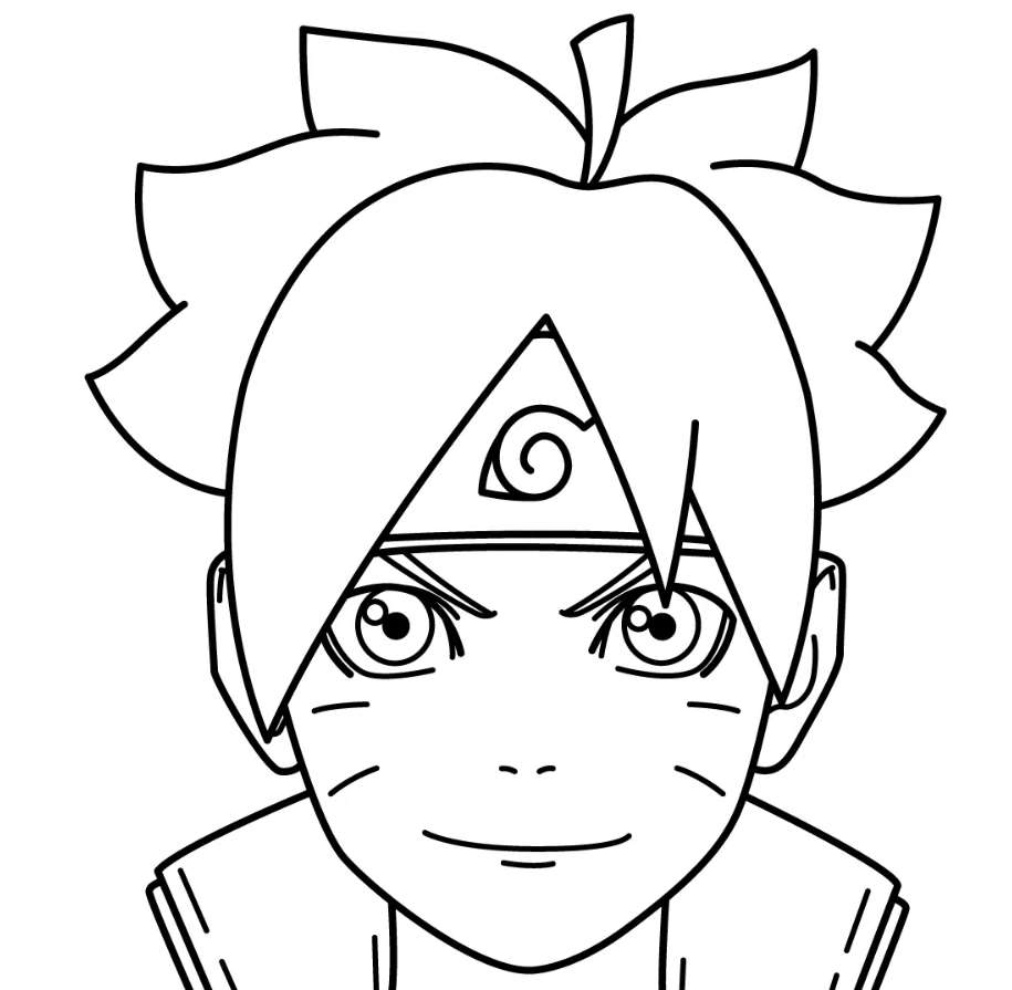 Boruto-para-colorir