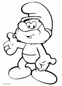 Desenhos-para-colorir-Disney-smurf