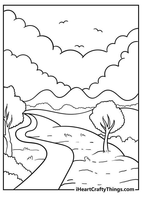 Desenhos-tumblr-para-colorir-rapido-de-comida-paisagem-e-natureza