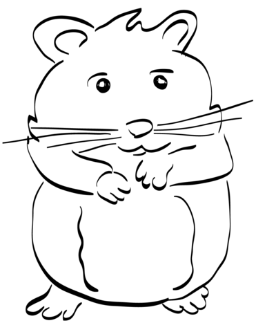 Hamster-para-colorir