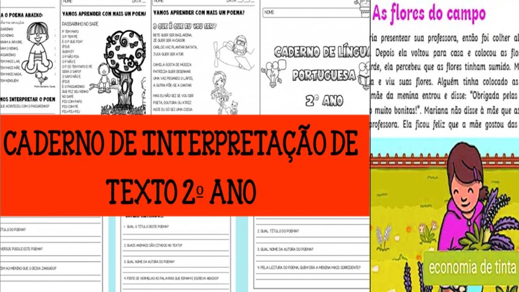 Interpretação de texto 2 ano com leitura e atividades para o ensino fundamental