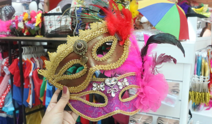 adereços de carnaval Máscaras de Carnaval