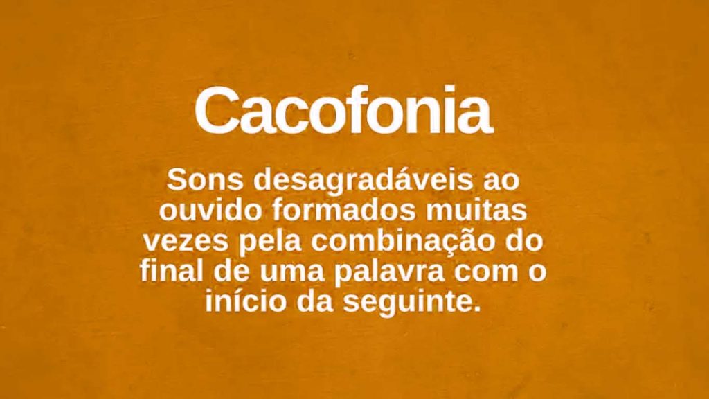 cacofonia