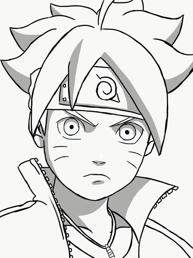 desenho-do-Boruto-para-desenhar