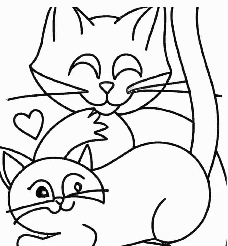 desenhos-de-gatos-para-colorir