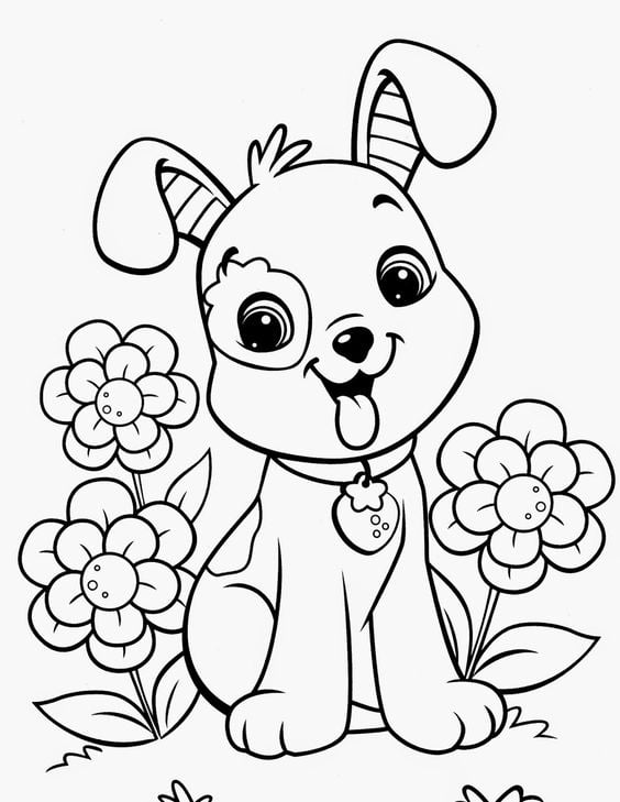 desenhos-para-colorir-cachorrinho