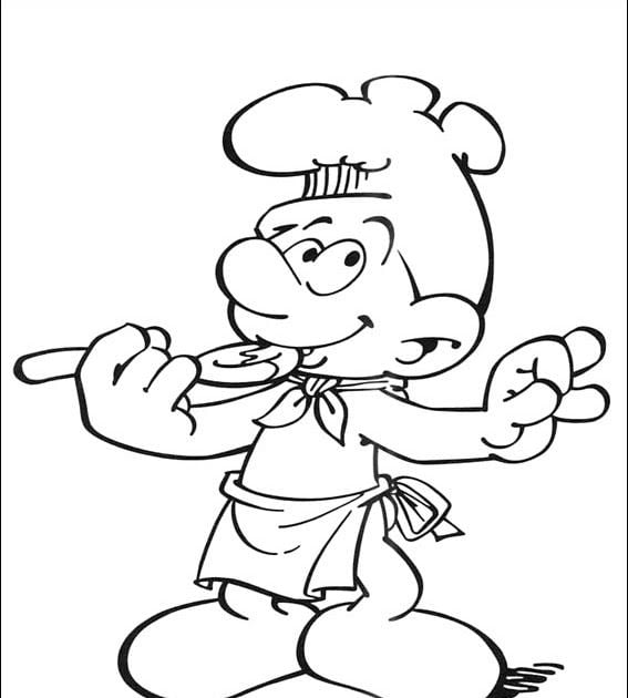 desenhos-para-colorir-smurf