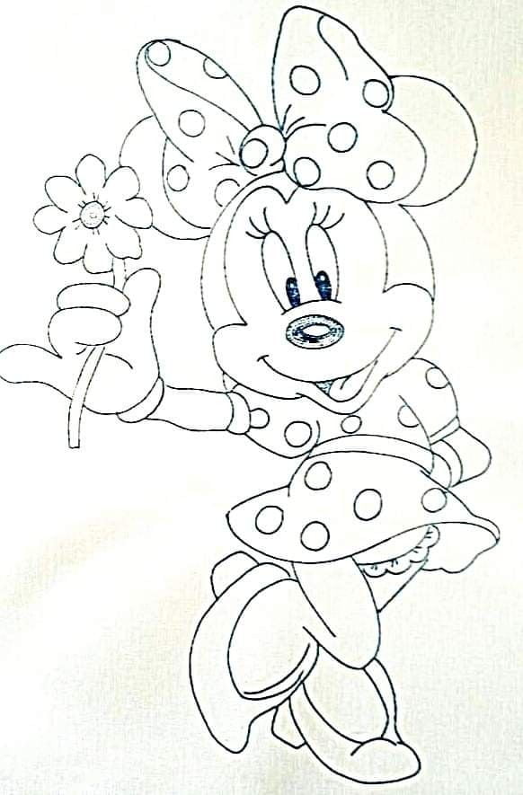 minnie-para-colorir