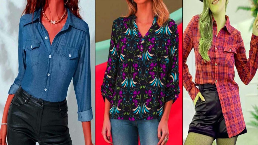 modelos de camisas feminina