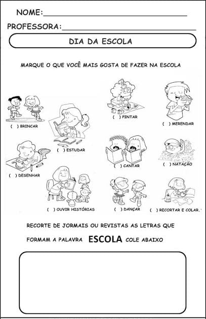 Atividades-dia-da-escola-execicios