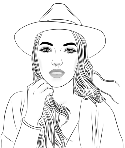 Desenho-de-mulher-para-colorir