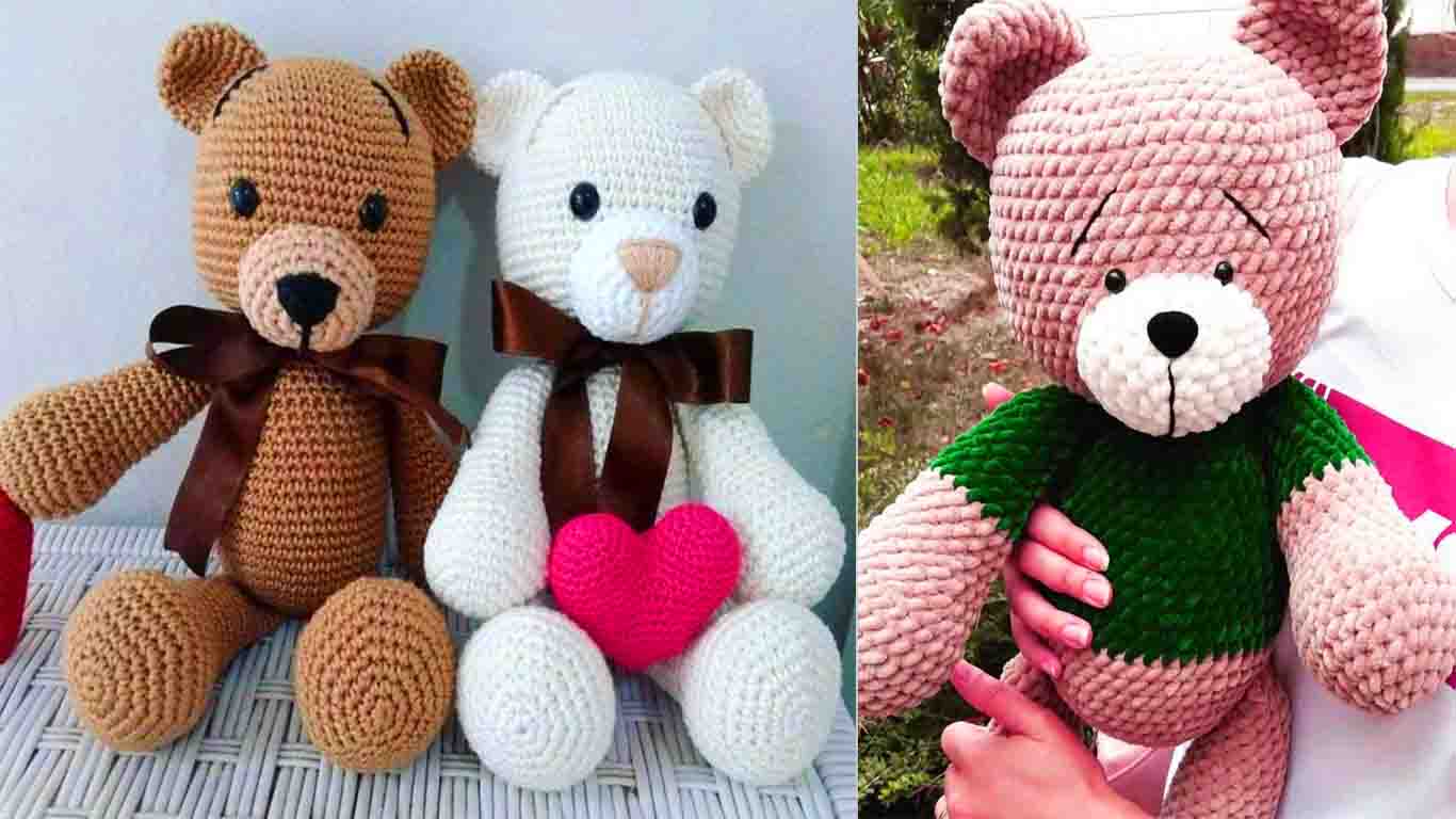 Urso amigurumi