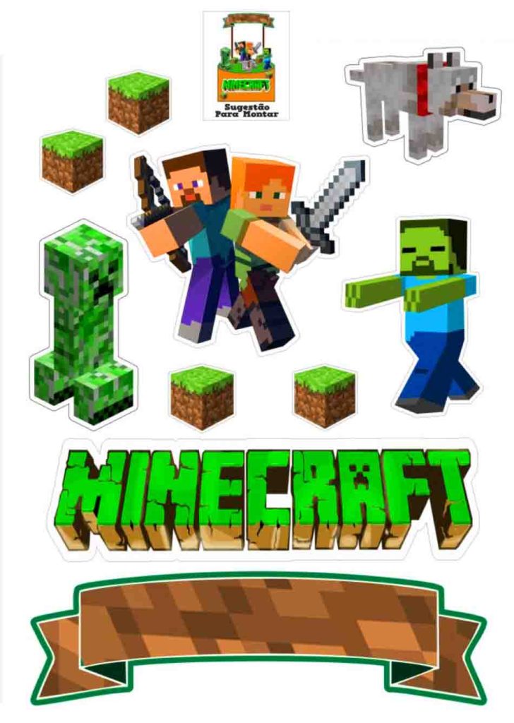 topo bolo Minecraft