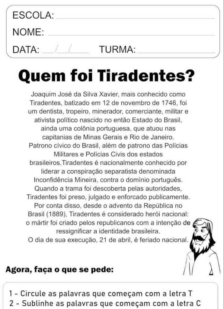 Tiradentes-Atividades-5-ano