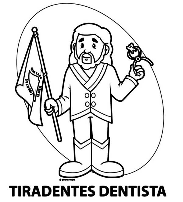 Tiradentes-para-colorir