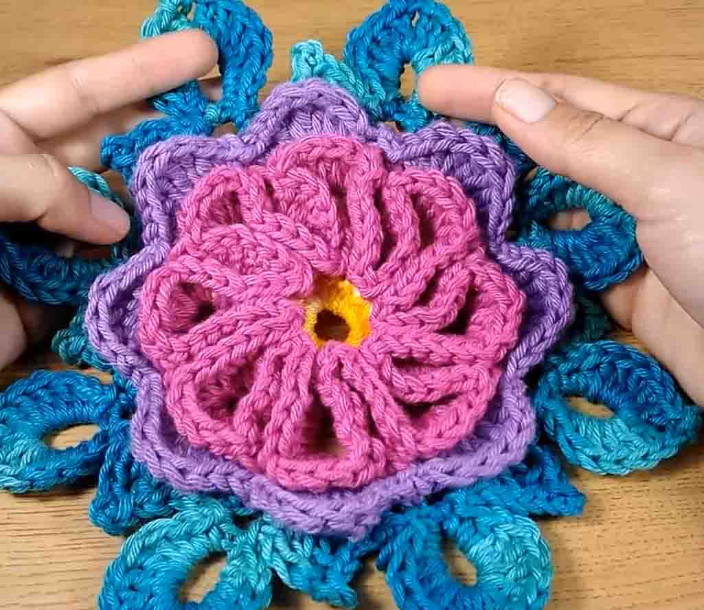 flor catarina croche