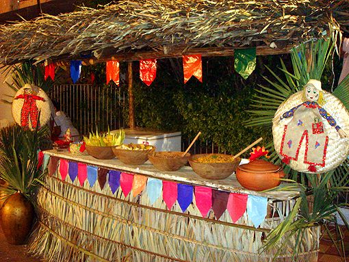 Barraca de Comidas Típicas de Festa Junina