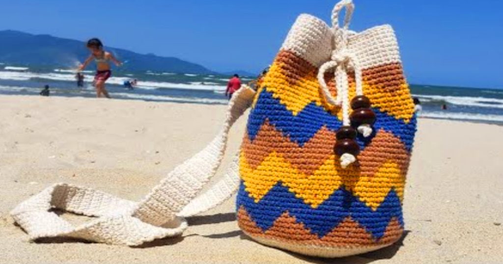 Bolsa em crochê estilo Colombiana como fazer