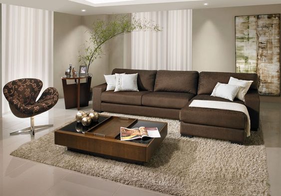 sofa-marrom-brilhar-na-decoracao-da-sala-de-estar