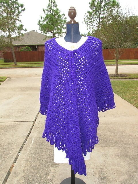 Poncho-em-Croche-Plus-Size