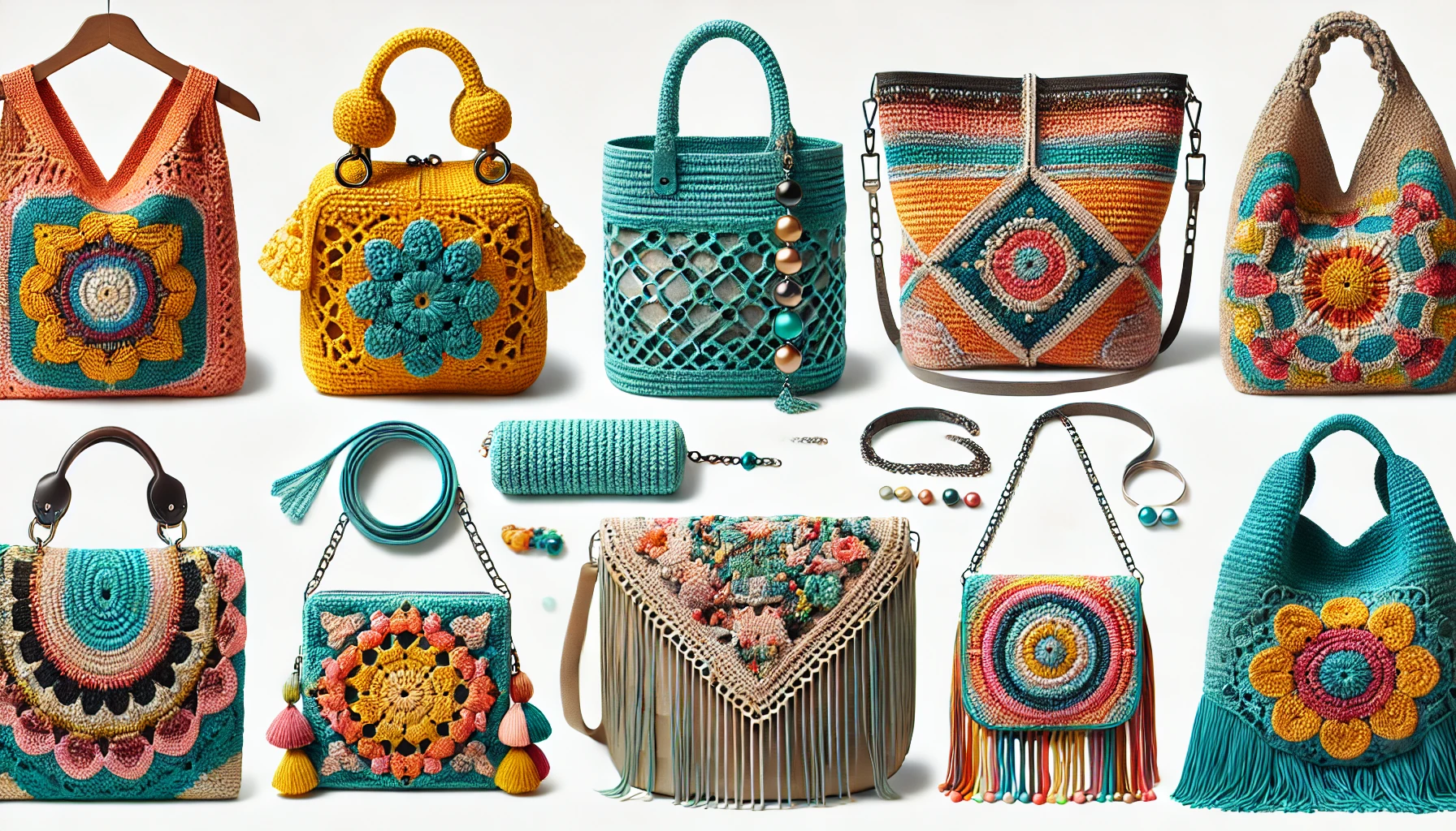 modelos de bolsa de croche para o verao